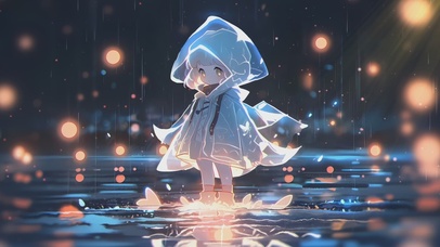 炫彩唯美可爱少女