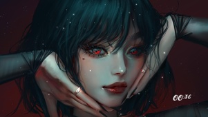 帅气插画美女