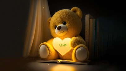 4K唯美治愈可爱泰迪小熊