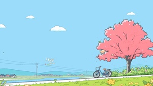 樱花飞舞