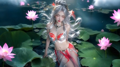 4K国风汉服美女