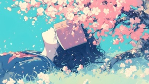 花下少女