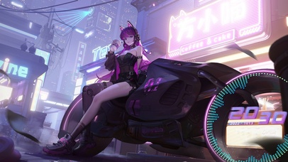 智能城市美少女