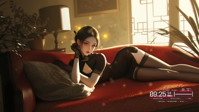 她的小巧精致与活泼俏丽