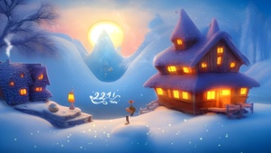 冬日温馨小屋