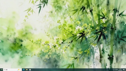 护眼树木小清新桌面主题