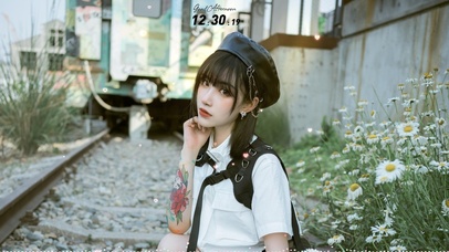 4K清纯冷酷美女