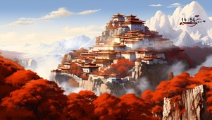 巍峨的雪山