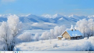 唯美的雪景
