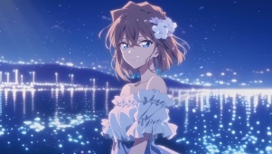 浪漫雪中女孩