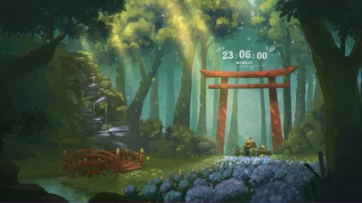 2K唯美治愈山中神社（带鱼屏）