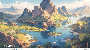 山峦叠翠