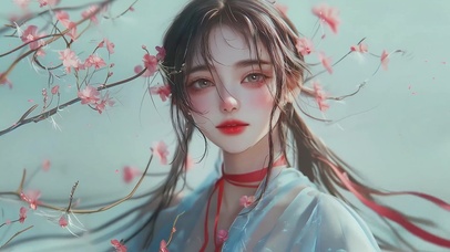 红丝带少女