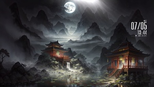 4k月色山林