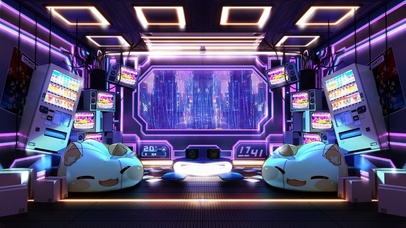 4k赛博朋克房间