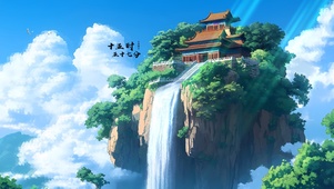 修仙寺瀑布