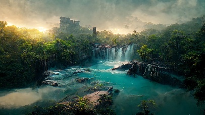 4K唯美治愈自然森林仙境