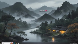 云雨山间
