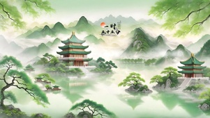 国风 水墨江山