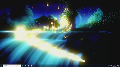 月夜蝶影-桌面主题