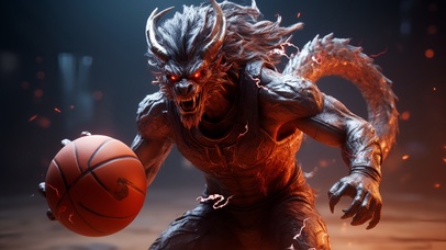 十二生肖之龙篮球运动员