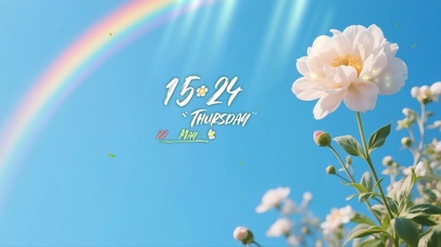 简约治愈花草壁纸