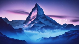 4k雪山星空