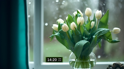 简约护眼郁金香