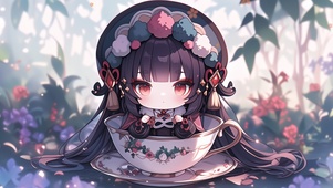 原神壁纸丨云堇丨茶杯人丨