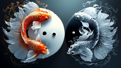 太极阴阳鱼五行养生自身修复05