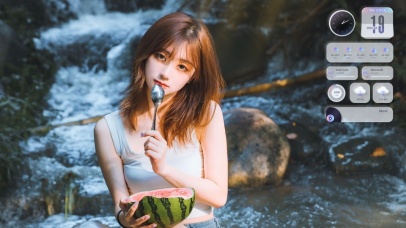 夏日清凉美少女