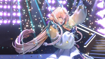 4k闪亮舞台上的美少女