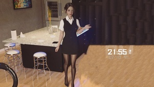 黑丝秘书美女