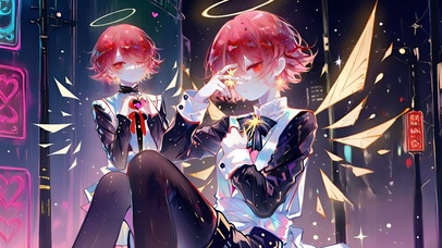 黑袜少女-能天使