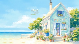 海岸小屋