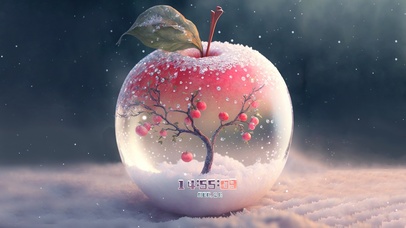 4K唯美治愈梦幻苹果