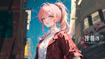 唯美夏季阳光少女