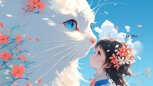 白猫和女孩