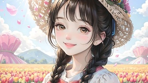 夏日清新女孩