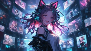 可爱DJ女孩