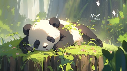 4k胖乎乎的熊猫