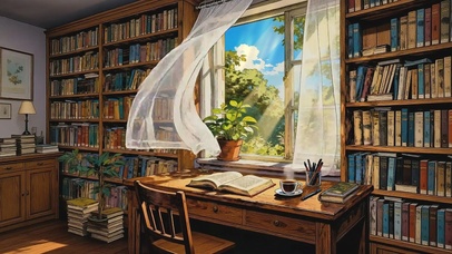 静谧的书房