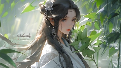 国风气质温婉美女