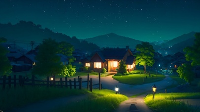 夜空森林治愈小屋