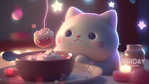 可爱星星猫咪