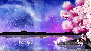 神鹿祈福（主题、含音频、时钟）