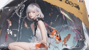 银发海底女神