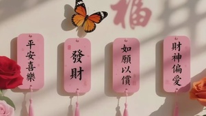 福气许愿牌