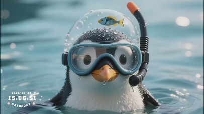 花漾小仙 潜水企鹅