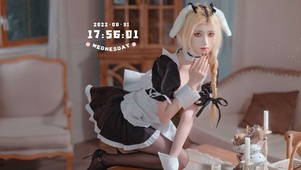 唯美女仆cos